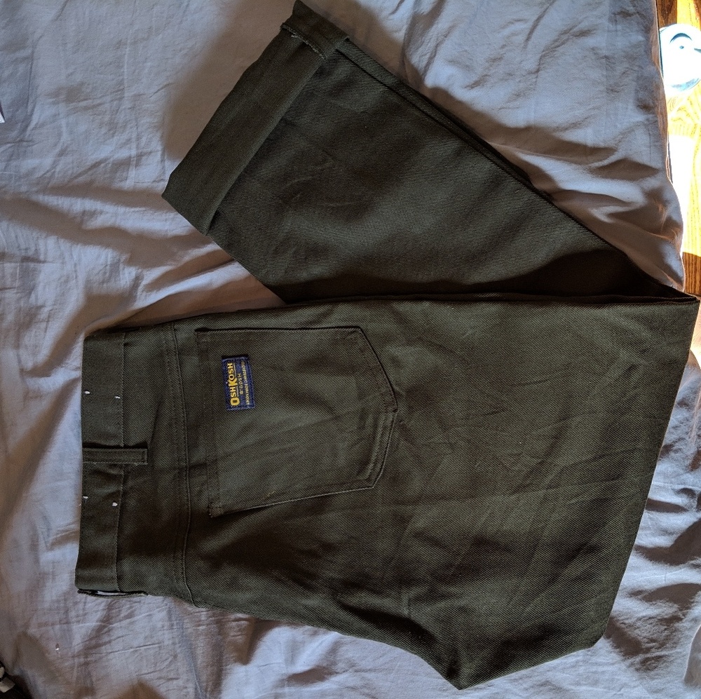 OshKosh olive work jeans